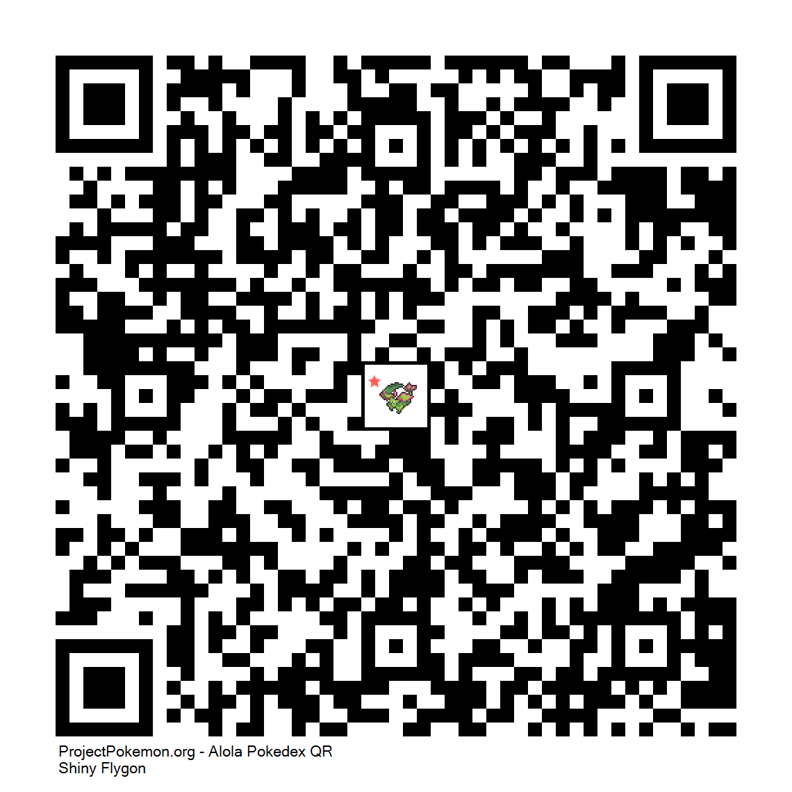 Cdigo QR de Flygon variocolor